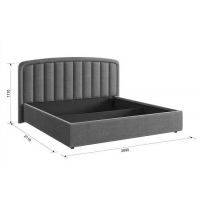 Кровать с подъемным механизмом Сиена 2 160х200 см - Изображение 5